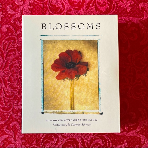 BLOSSOMS 2x20 Assorted Floral Notecards & Envelopes Chronical Books - Picture 1 of 4